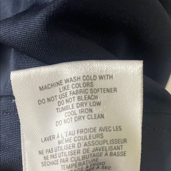 Adidas Women's Dark Blue Collared Sleeveless Performance Top - Picture 5 of 7